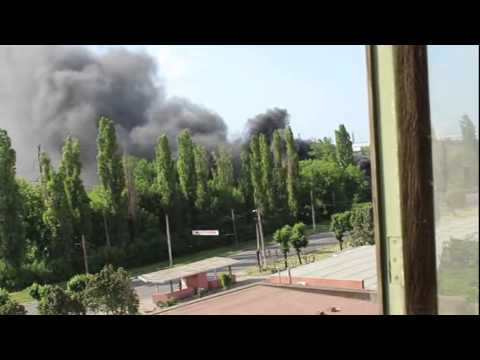 Youtube: 18.05.2014 16:30 Минометный Обстрел  г. Краматорска (жилой район)