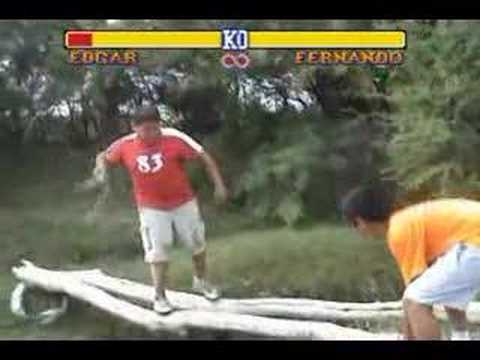 Youtube: La caida de Edgar version Street Fighter