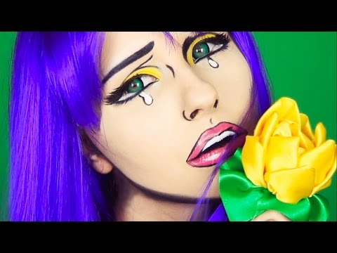Youtube: Comics Forever Alone Girl V-Day makeup tutorial by Anastasiya Shpagina