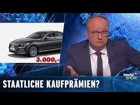 Youtube: Milliarden für die Autobranche! Und was wird aus allen anderen? | heute-show vom 08.05.2020