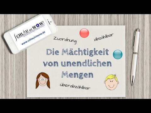 Youtube: Die Mächtigkeit von unendlichen Mengen