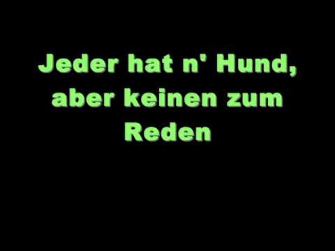 Youtube: Peter Fox- Schwarz zu Blau (Lyrics on screen)