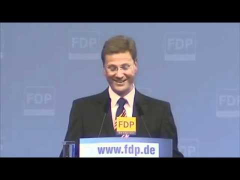 Youtube: Auf jedem Schiff, das dampft und segelt ... Guido Westerwelle