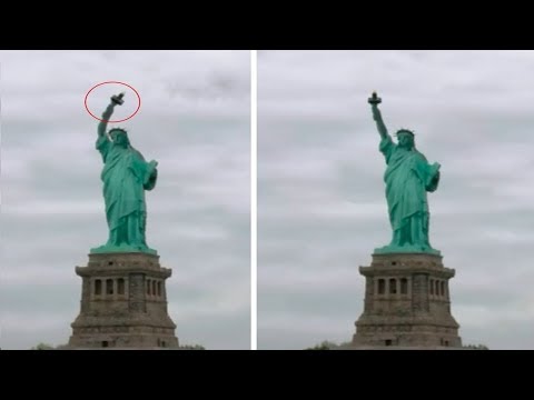 Youtube: 8 MYSTERIÖSE STATUE BEWEGUNGEN, AUF KAMERA FESTGEHALTEN!