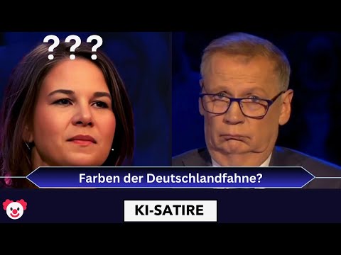 Youtube: Annalena Baerbock bei "Wer wird Millionär?" | WWM KI-Parodie 1