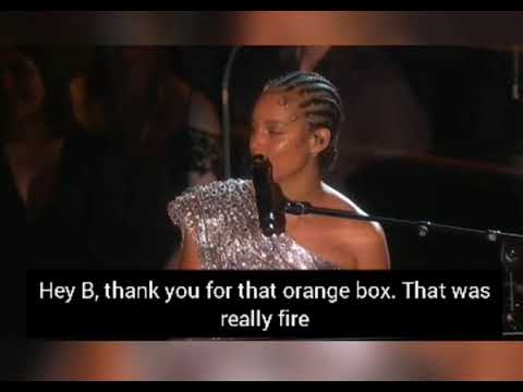 Youtube: Alicia Keys - Someone You Love rendition with LYRICS