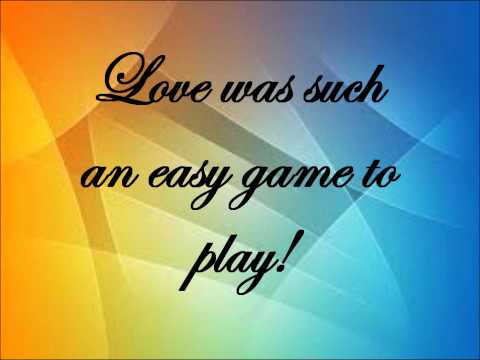 Youtube: The Beatles: Yesterday lyrics  (COVER SONG)