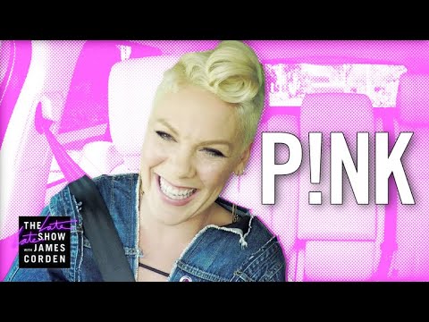 Youtube: P!nk Carpool Karaoke