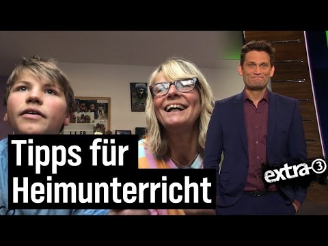 Youtube: So klappt das Homeschooling  | extra 3 | NDR