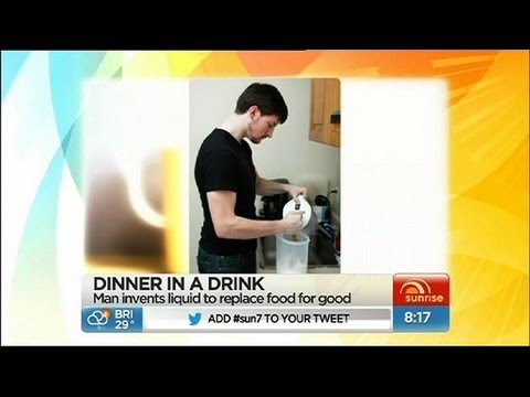 Youtube: Man who drinks all his meals