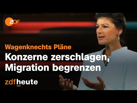 Youtube: Wagenknecht stellt mögliches Partei-Programm vor | Markus Lanz vom 19. September 2023