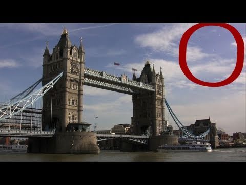 Youtube: UFOs Over London Friday 2011 - UFO fleet over Tower Bridge London 6/24/2011