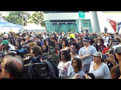 Youtube: 2009 Thrill The world dance LA ,CA Nokia Plaza