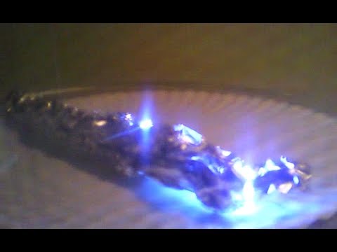 Youtube: Microwaving Aluminum Foil