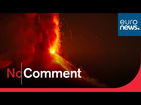 Youtube: Dramatischer Ausbruch des Ätna in der Nacht auf den 18. Februar 2021