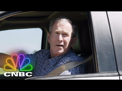 Youtube: Former President George W. Bush Picks Jay Up In A 2013 Ford F150 King Ranch | Jay Leno's Garage
