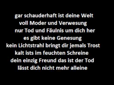 Youtube: Abrogation-Sarggeburt lyrics