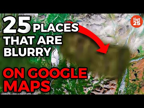 Youtube: 25 Places That Are Suspiciously Blurry On Google Maps