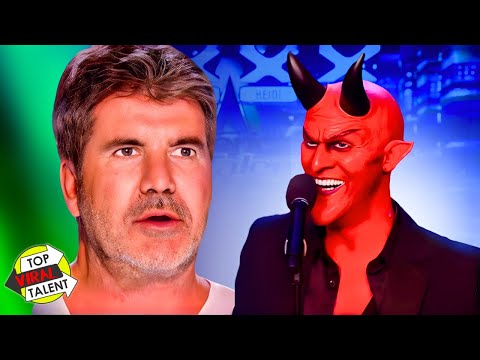 Youtube: DEVIL SINGER SHOCKS SIMON COWELL with his ANGELIC VOICE!