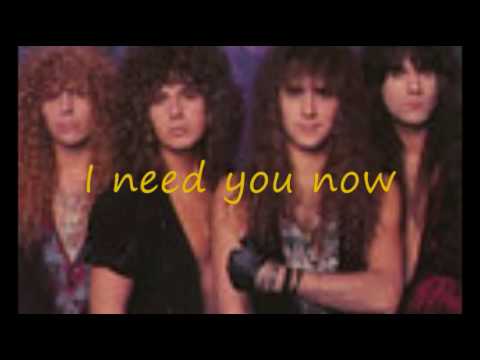 Youtube: i need you now lyrics by firehouse