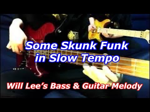 Youtube: 【136】INSANE Bassline Will Lee’s Groove on Some Skunk Funk – Slow Version & Full Breakdown!