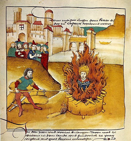 557px-Spiezer Chronik Jan Hus 1485